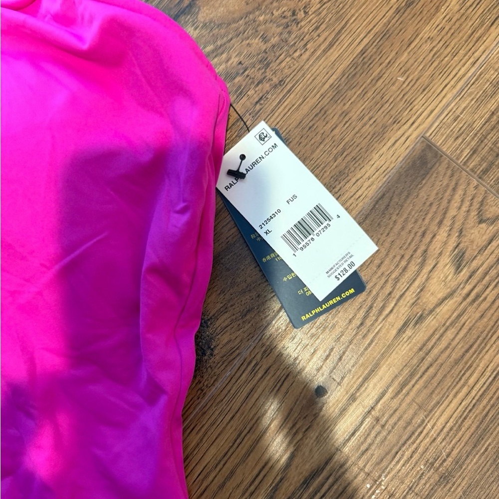 Polo Ralph Lauren Women’s Pink One Piece Swimsuit XL New with Tags!! - Picture 4 of 7
